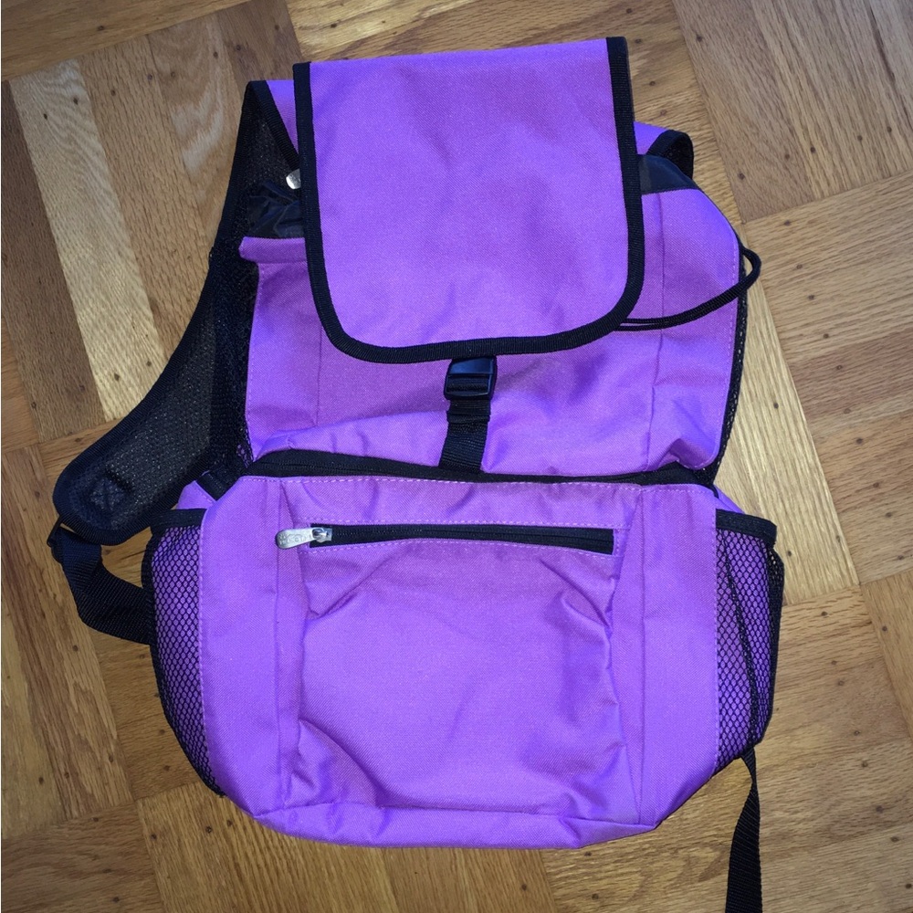 NWOT Vivid Purple PICNIC TIME Insulated Backpack COOLER Bag. Beach, Baby, Meds
